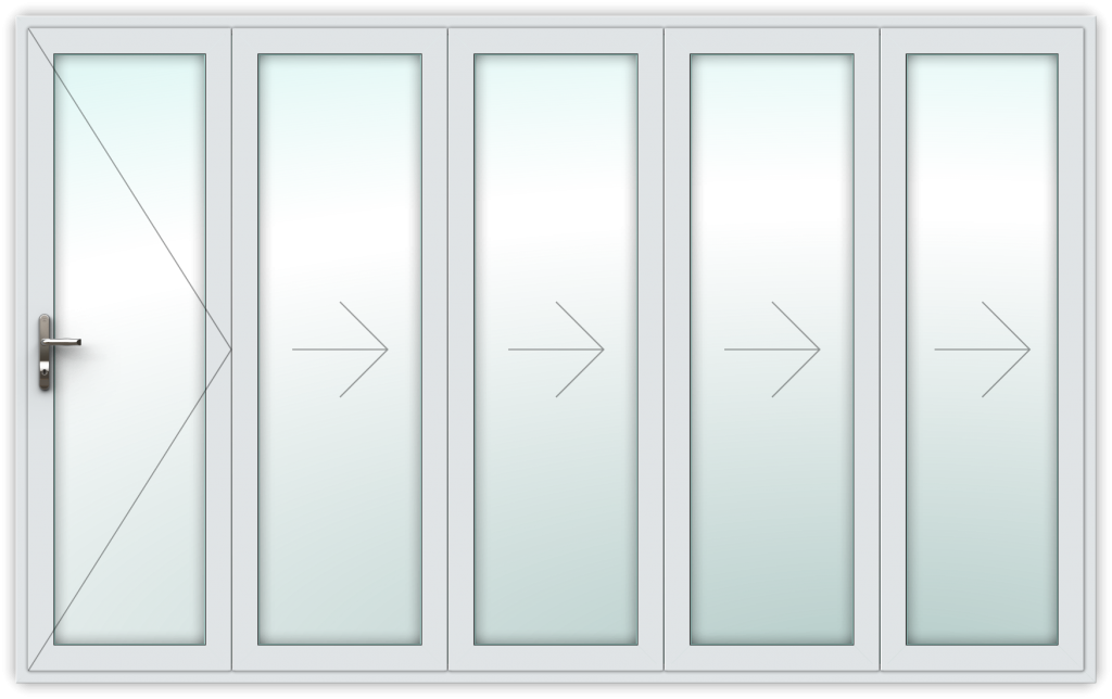All folding right with traffic door