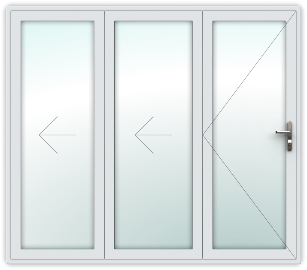 All folding left with traffic door