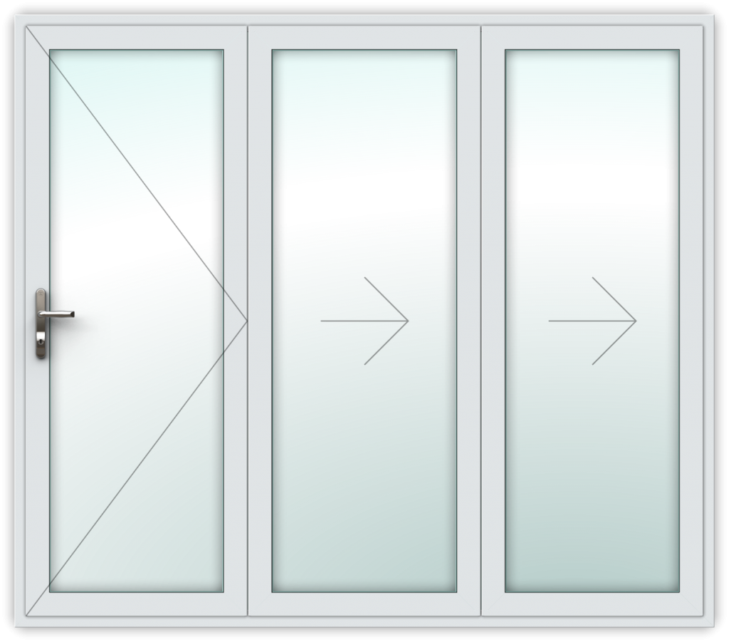 All folding right with traffic door